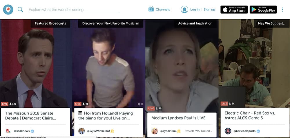 Periscope's visually appealing proposition